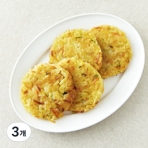 킨더가든 우리아이 고구마 야채전, 100g, 3개