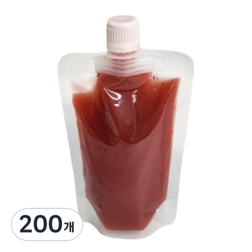 휴고잉 투명 스파우트 파우치 15파이 300ml, 1개입, 200개