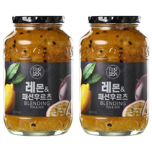 초록원 레몬 앤 패션후르츠 액상차, 1kg, 1개입, 2개