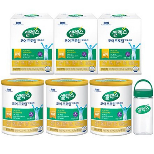 셀렉스 락토프리 캔 304g x 3p + 스틱 10포 x 3p + 텀블러 선물세트, 6p, 1세트