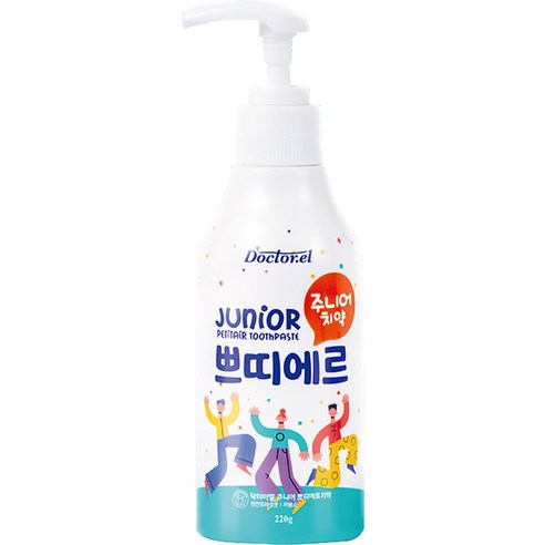 닥터이엘 유아용 쁘띠에르 펌핑 치약, 220g, 1개