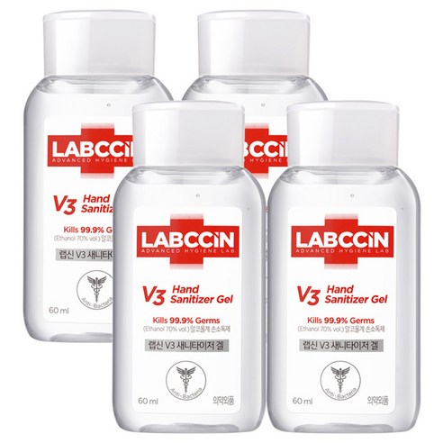 랩신 V3 새니타이저 겔, 500ml, 2개