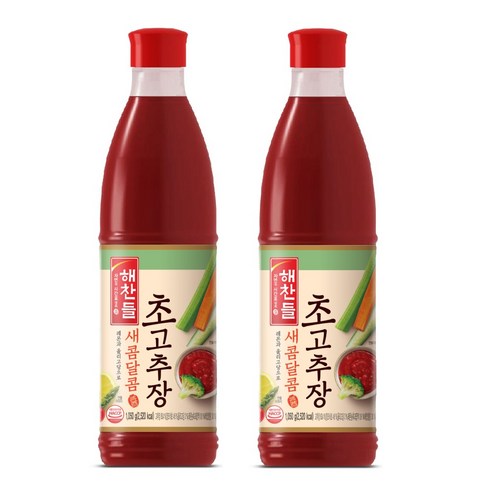 해찬들 새콤달콤 초고추장, 1.05kg, 2개