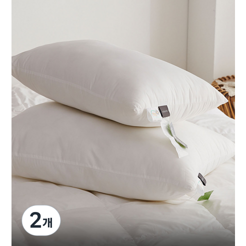 호무로 워셔블 호텔 베개솜, 화이트, 2개