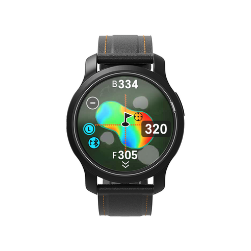 골프버디 aim W12 GPS 스마트핀 호환 시계형 골프 거리측정기, 블랙