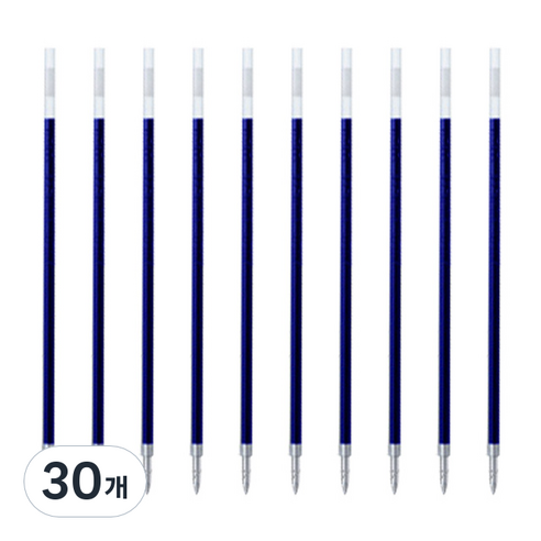 제브라 리필 4C 볼펜심 0.7mm, 블루, 30개