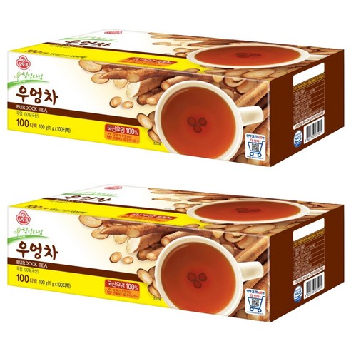 오뚜기 우엉차, 1g, 100개입, 2개