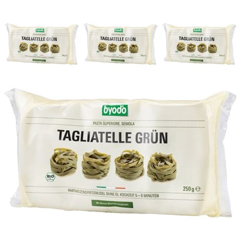 뵤도 유기농 파스타면 탈리아텔레 그린, 4개, 250g