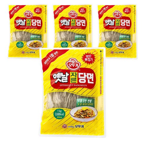 오뚜기옛날 자른당면, 1kg, 4개