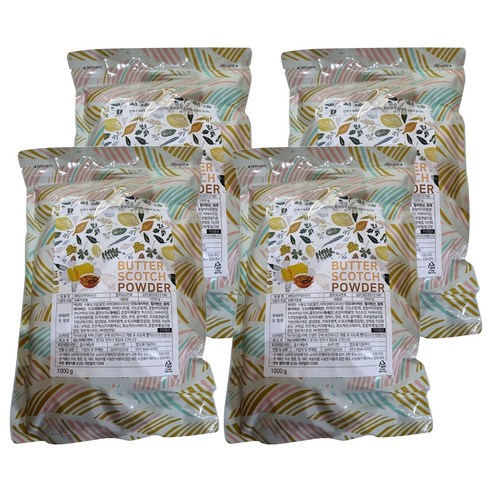 파피루 버터스카치 라떼 파우더, 1kg, 1개입, 4개