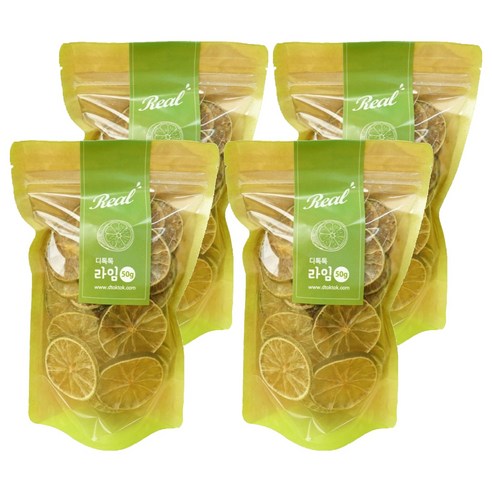 디톡톡 실속형 건조 라임, 50g, 1개입, 4개