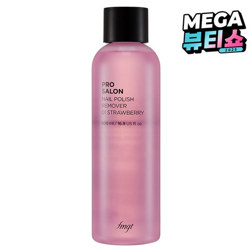 더페이스샵 프로 살롱 네일 리무버 01스트로베리, 500ml, 1개