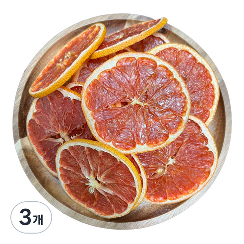 니칩내칩 건조 자몽 원형컷, 40g, 3개