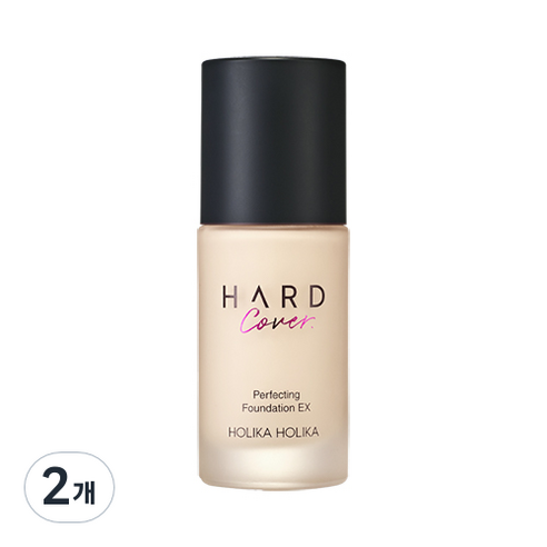 홀리카홀리카 하드커버 퍼펙팅 파운데이션 EX01 30ml, 웜아이보리, 2개