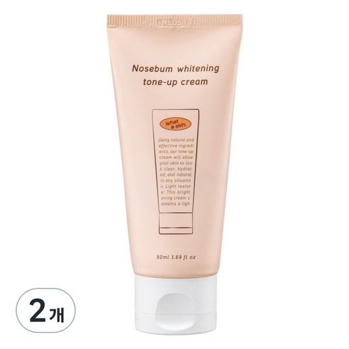 와더스킨 노세범 화이트닝 톤업 크림 50ml, 2개