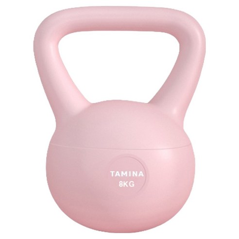 타미나스포츠 프리미엄 말랑말랑 소프트 케틀벨, 핑크, 8kg, 1개