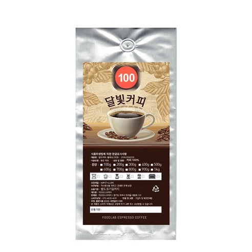 달빛커피 EXPRESS 100 분쇄 커피, 에스프레소(업소용), 500g