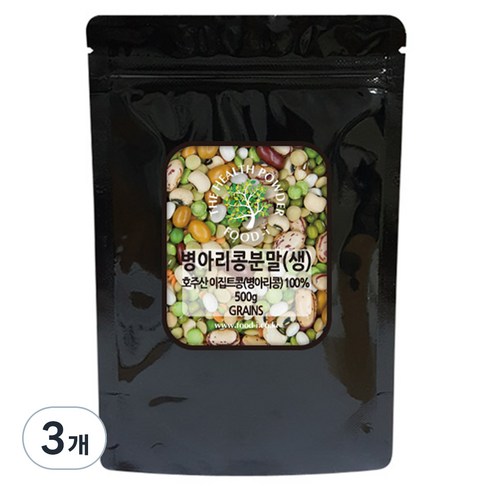거룩한가 병아리콩 분말, 500g, 3개