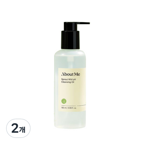 어바웃미 새싹 약산성 클렌징 오일, 195ml, 2개