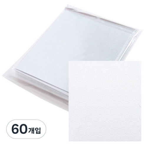 파티팡 스폰지닷 100p, 화이트, 60개입