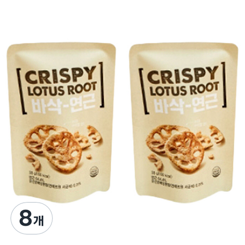 바삭 연근 간식, 30g, 8개