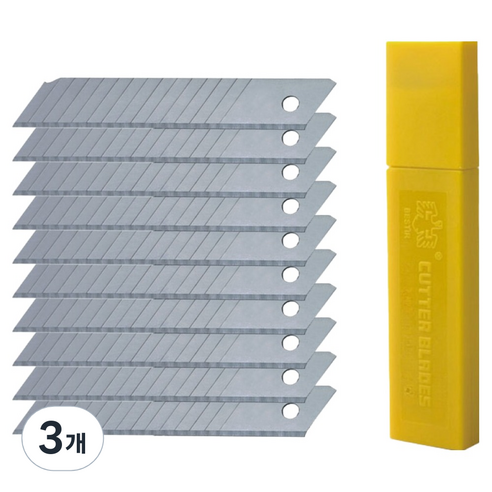BESTIR SK5 커터칼날 25mm 10p BST-03516, 3개
