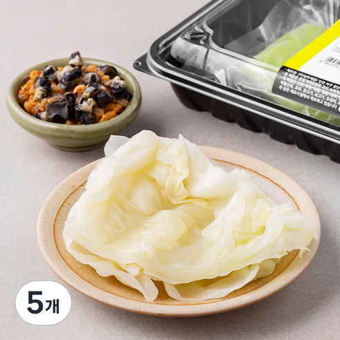남도애꽃 양배추 숙쌈과 우렁보리쌈장세트, 270g, 5개