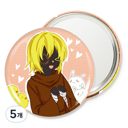 웹툰샵 이런영웅은싫어 핀거울 75mm, 아모르, 5개