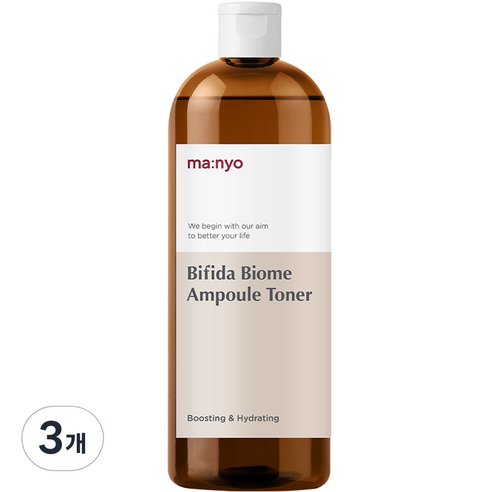 마녀공장 비피다 바이옴 앰플 토너, 500ml, 3개