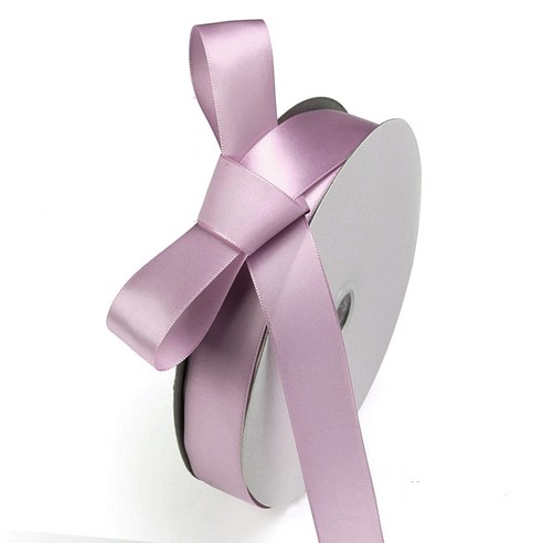 길그리 선물 포장 공단 리본 25mm, 10라일락퍼플, 36m, 1개