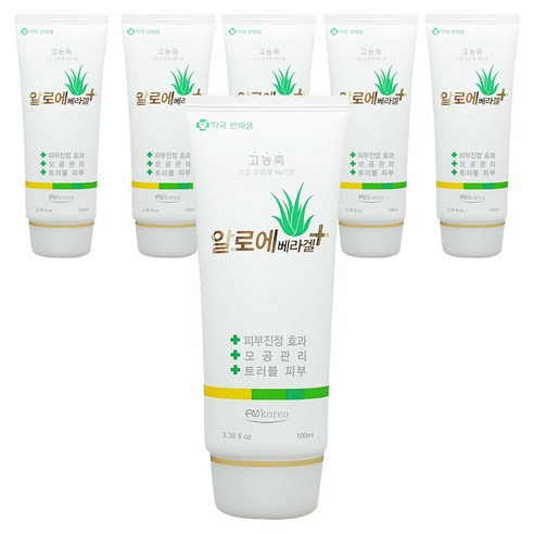 FMkorea 알로에 베라겔 플러스, 100ml, 6개