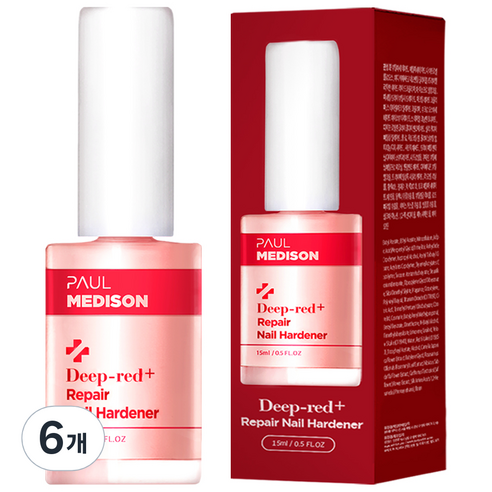 폴메디슨 딥레드 리페어 + 미니 사용설명서, 15ml, 6개