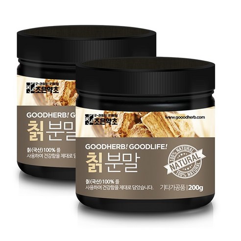 조은약초 칡 분말, 2개, 200g