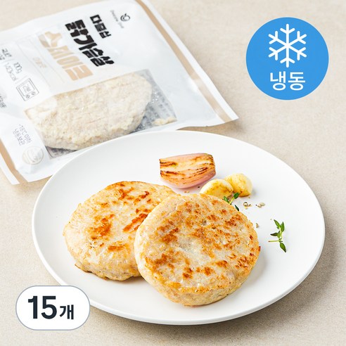 다즐샵 닭가슴살 스테이크 마늘맛 (냉동), 100g, 15개