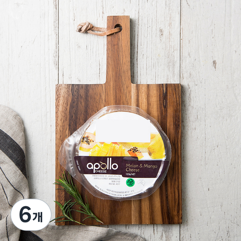 APOLLO 멜론 앤 망고 치즈, 125g, 1개입, 6개