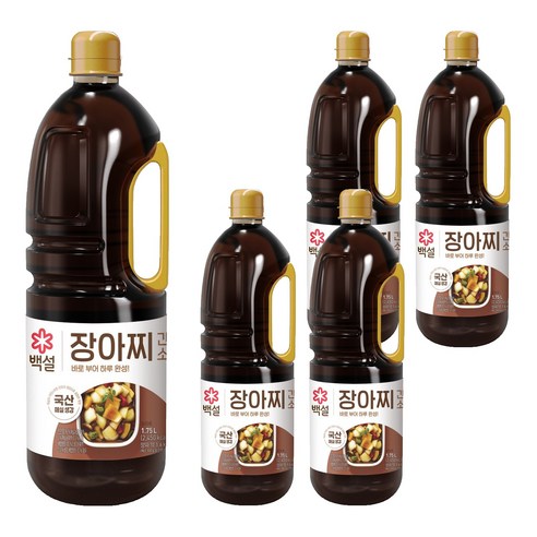 백설 장아찌 간장소스, 5개