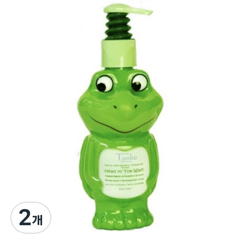 TASLIE 베이비 테슬리 스킨케어 터틀 헤드투토 워시, 2개, 210ml