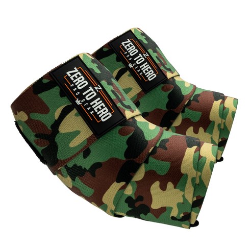 팔꿈치보호대  제로투히어로 헬스 카모 팔꿈치 보호대 EXCLUSIVE ORIGINAL CAMO, 1개