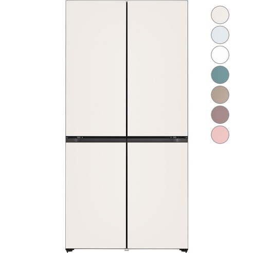 세련되고 기능적인 주방을 위한 LG 디오스 Objet Collection 빌트인형 4도어 냉장고