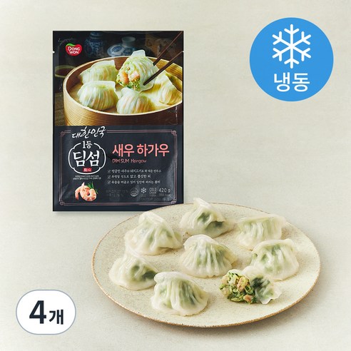 동원 딤섬 새우 하가우 (냉동), 420g, 4개