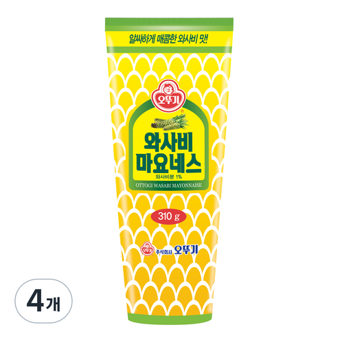 오뚜기 와사비 마요네스, 310g, 4개