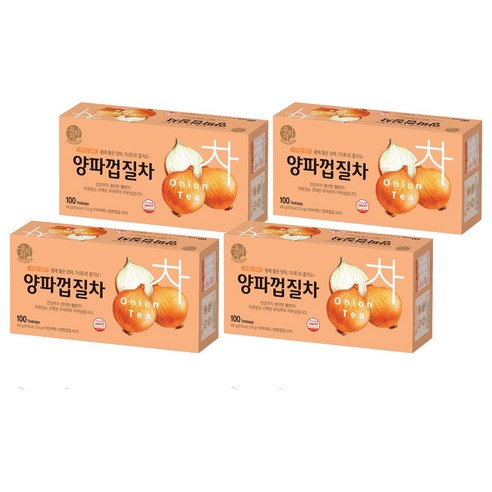 우리차 송원식품 양파껍질차, 0.6g, 100개입, 4개