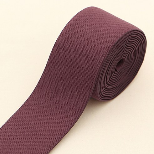 해피베어스 베이직 울 고무줄 38mm, 와인, 1개