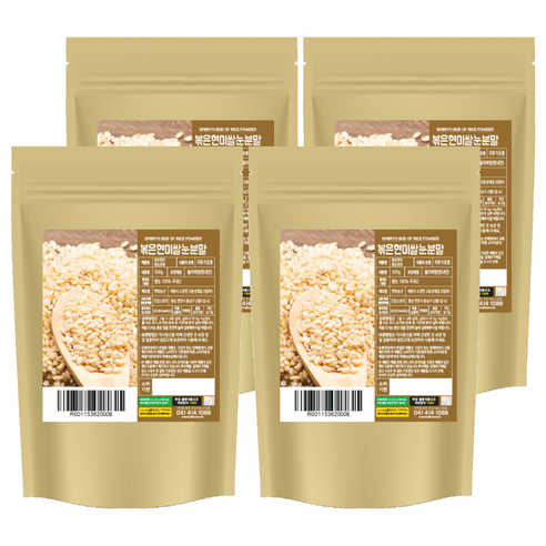 건강스토리 볶은 현미쌀눈 분말, 500g, 4개