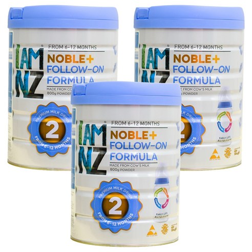 아이엠뉴질랜드 아이엠엔젯 노블 + 조제분유 2단계, 800g, 3개