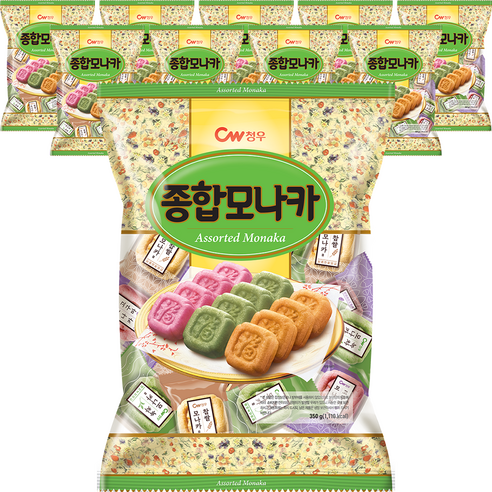 청우식품 종합모나카, 350g, 10개