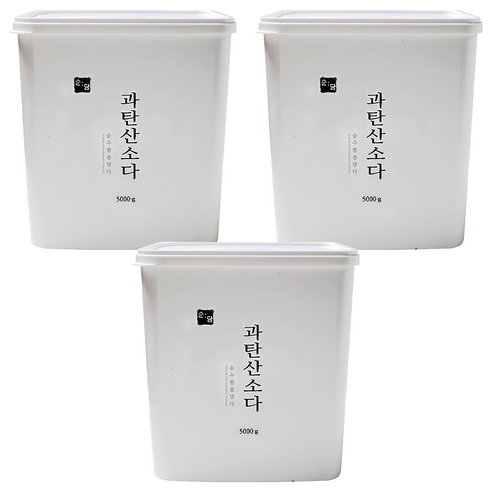 순담 과탄산소다 세정제, 5kg, 3개