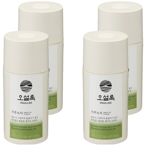 오설록 가루녹차, 40g, 1개입, 4개