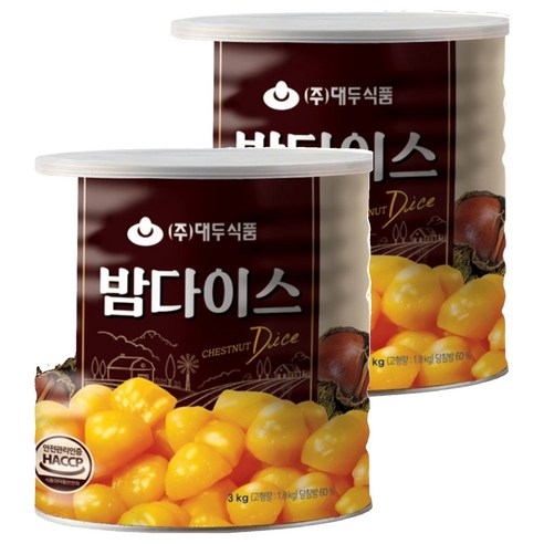 대두식품 밤다이스, 2개, 3kg