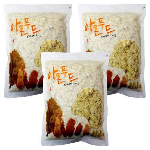 아몬푸드 백아몬드슬라이스, 1kg, 3개